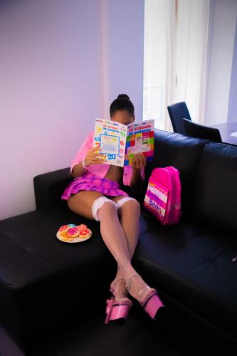 Pocahontas Azotar with Adele: Ready to go to School