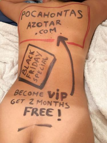 Pocahontas Azotar - Black Friday 2024 body writing