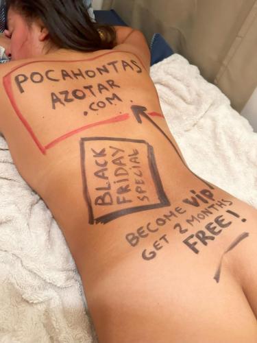 Pocahontas Azotar - Black Friday 2024 body writing