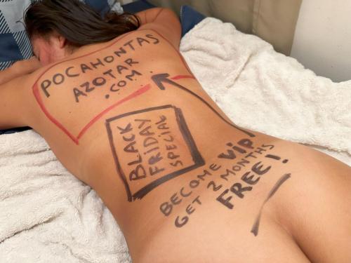 Pocahontas Azotar - Black Friday 2024 body writing