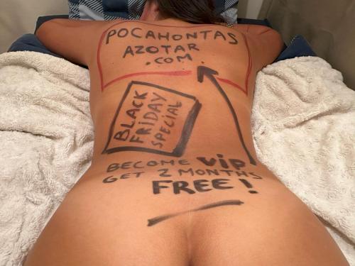 Pocahontas Azotar - Black Friday 2024 body writing