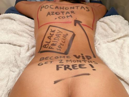 Pocahontas Azotar - Black Friday 2024 body writing