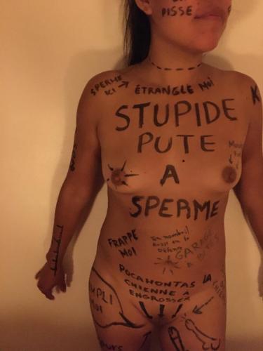 Pocahontas Azotar Degraded, humiliated, Part 3: Body Writing