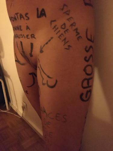 Pocahontas Azotar Degraded, humiliated, Part 3: Body Writing