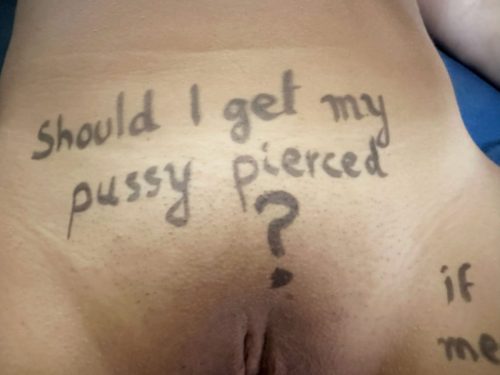 Pocahontas Azotar - Should I get my Pussy Pierced - Bonus