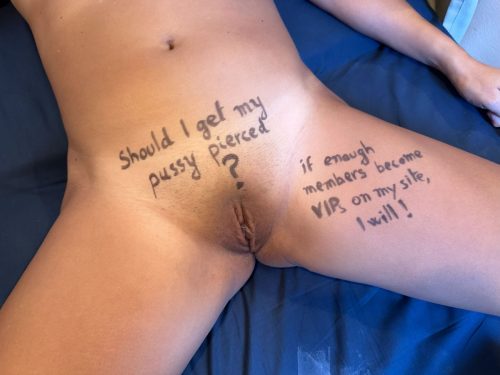 Pocahontas Azotar - Should I get my Pussy Pierced - Bonus