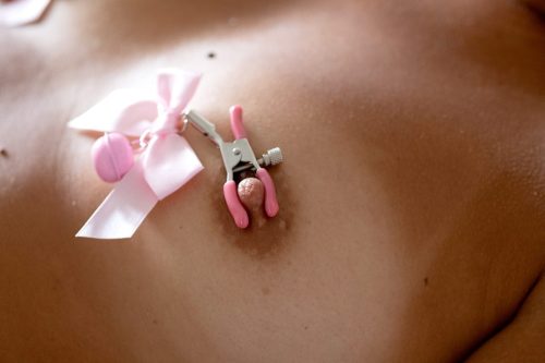 Pocahontas Azotar - Tanned Breasts and Pinched Nipples - Bonus